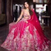 SBD 1876 Barfi Silk With Embroidery Sequins Work Lehenga Choli Wholesale Supplier