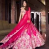SBD 1876 Barfi Silk With Embroidery Sequins Work Lehenga Choli Wholesale Supplier