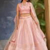 ZEEL 8009 Georgette With Thread, Zari and Multiple Sequins Embroidery Work Lehenga Choli Wholesale Surat
