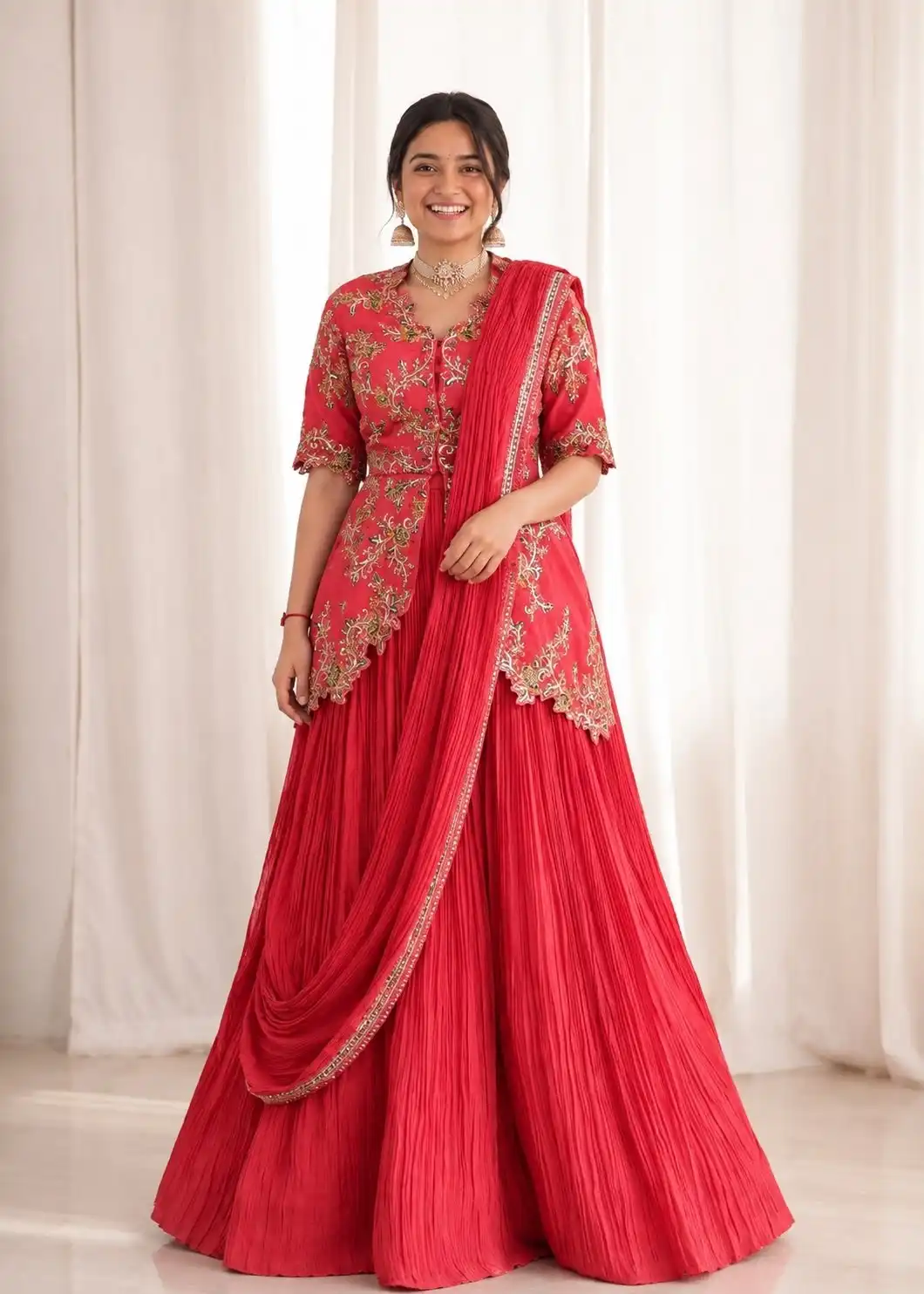 Madhuri 279 Chinon With Embroidery Sequence Work Lehenga Choli Wholesale Supplier