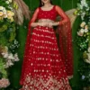 ZEEL 15059 Georgette With Zari Embroidery Work Lehenga Choli Wholesale Supplier