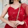 ZEEL 15063 Georgette With Thread Embroidery Work Lehenga Choli Wholesale Supplier