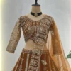 DKT 5161 Butterfly Net With Sequins and Codding Embroidery Work Lehenga Choli Wholesale Supplier