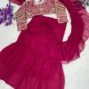 BDB 99 Heavy Teby Silk With Embroidery Sequence Work Ready To Wear Lehenga Choli Wholesale Surat
