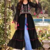 SS2016 Pushpa 2010 Heavy Georgette With Embroidery Work Kurti Wholesale Surat