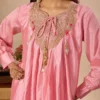 BV 434 Pure Chinon With Embroidery Work Top Plazzo Sarara Set Wholesale Supplier