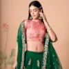 ZEEL 7315 Soft Net With Sequins Embroidery & Mirror Work Wedding Lehenga Choli Wholesale