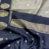 RGS 1006 Raw Silk With golden border weaving zari Work Traditional Saree Wholesale Surat