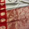 RGS 1006 Raw Silk With golden border weaving zari Work Traditional Saree Wholesale Surat