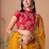 ZEEL 7315 Soft Net With Sequins Embroidery & Mirror Work Wedding Lehenga Choli Wholesale