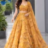 SWT 354 Organza With Digital Printed Lehenga Choli Wholesale Supplier