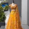 SWT 354 Organza With Digital Printed Lehenga Choli Wholesale Supplier