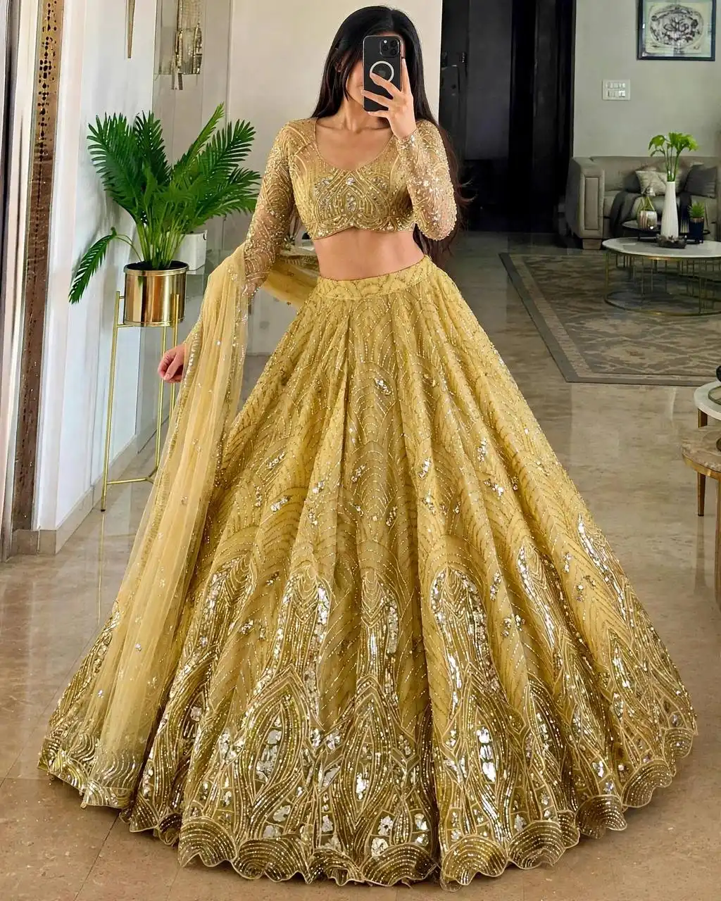 SBD 1796 Soft Net With Embroidery Sequins Work Lehenga Choli Wholesale Supplier
