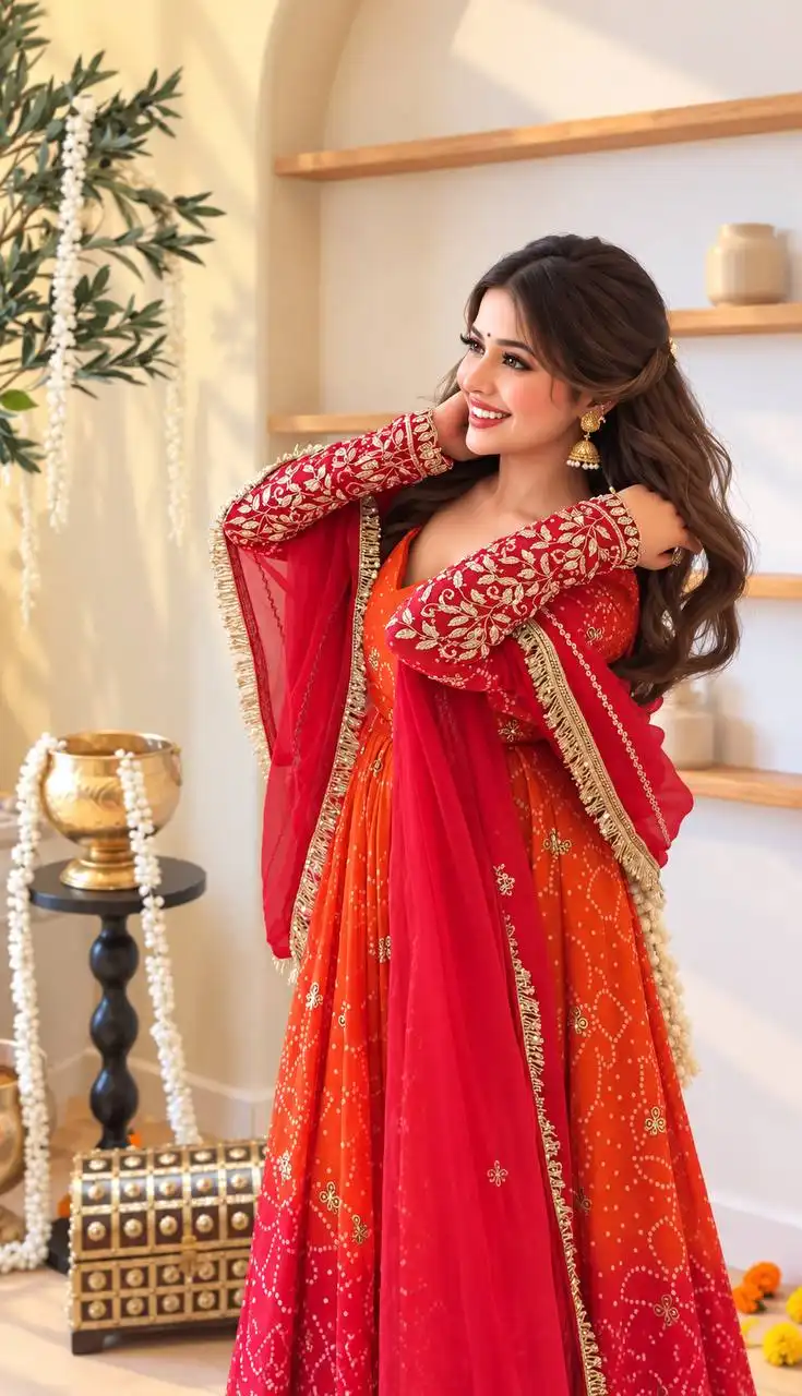 Sabina 5375 Faux Georgette With Embroidery Work & Digital Print Anarkali Top Pant Dupatta Set Wholesale Surat