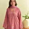 BV 514 Mul Chanderi With Embroidery Work & Cut Work Top Plazzo and Dupatta Set Wholesale Supplier