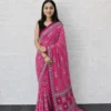 WMT 3211 Japan Satin With Printed With Mirror Work Saree Wholesale Surat