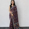 WMT 3211 Japan Satin With Printed With Mirror Work Saree Wholesale Surat