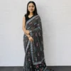 WMT 3211 Japan Satin With Printed With Mirror Work Saree Wholesale Surat