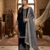 BV 516 Velvet With Sequence Embroidery Work Top Plazzo Dupatta Set Wholesale Online Surat