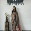 WMT 3213 Japan Satin With Printed With Mirror Work saree Wholesale Surat