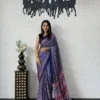 WMT 3213 Japan Satin With Printed With Mirror Work saree Wholesale Surat