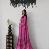 WMT 3213 Japan Satin With Printed With Mirror Work saree Wholesale Surat