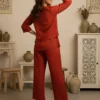 Shiv 2011 Slab Cotton With Solid Co Ord Set Wholesale Online Surat