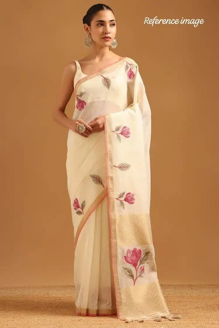 RGS 1410 Soft Cotton With Handloom Saree Wholesale Online Surat