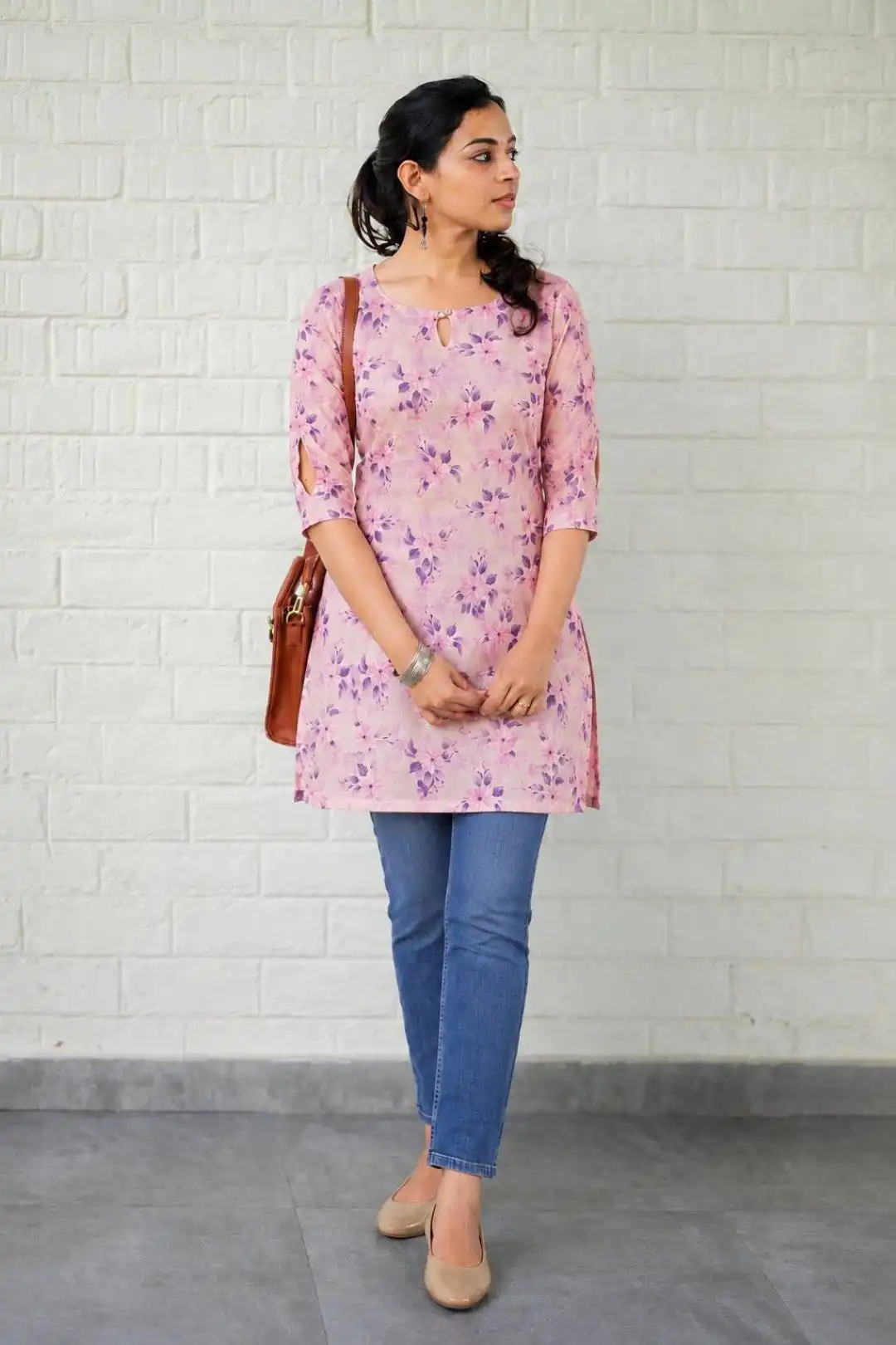 SS2016 Printed Silk With lining crap Daily Wear Kurti Wholesale Online Surat