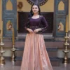 Mohini 7165 Pure Dyable Viscose Weaving With Roman Silk Indo Western Wholesale Supplier