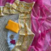 MHV Sumitra Kota Doriya With Golden Floral Gotta Patti Work Saree Wholesale Supplier