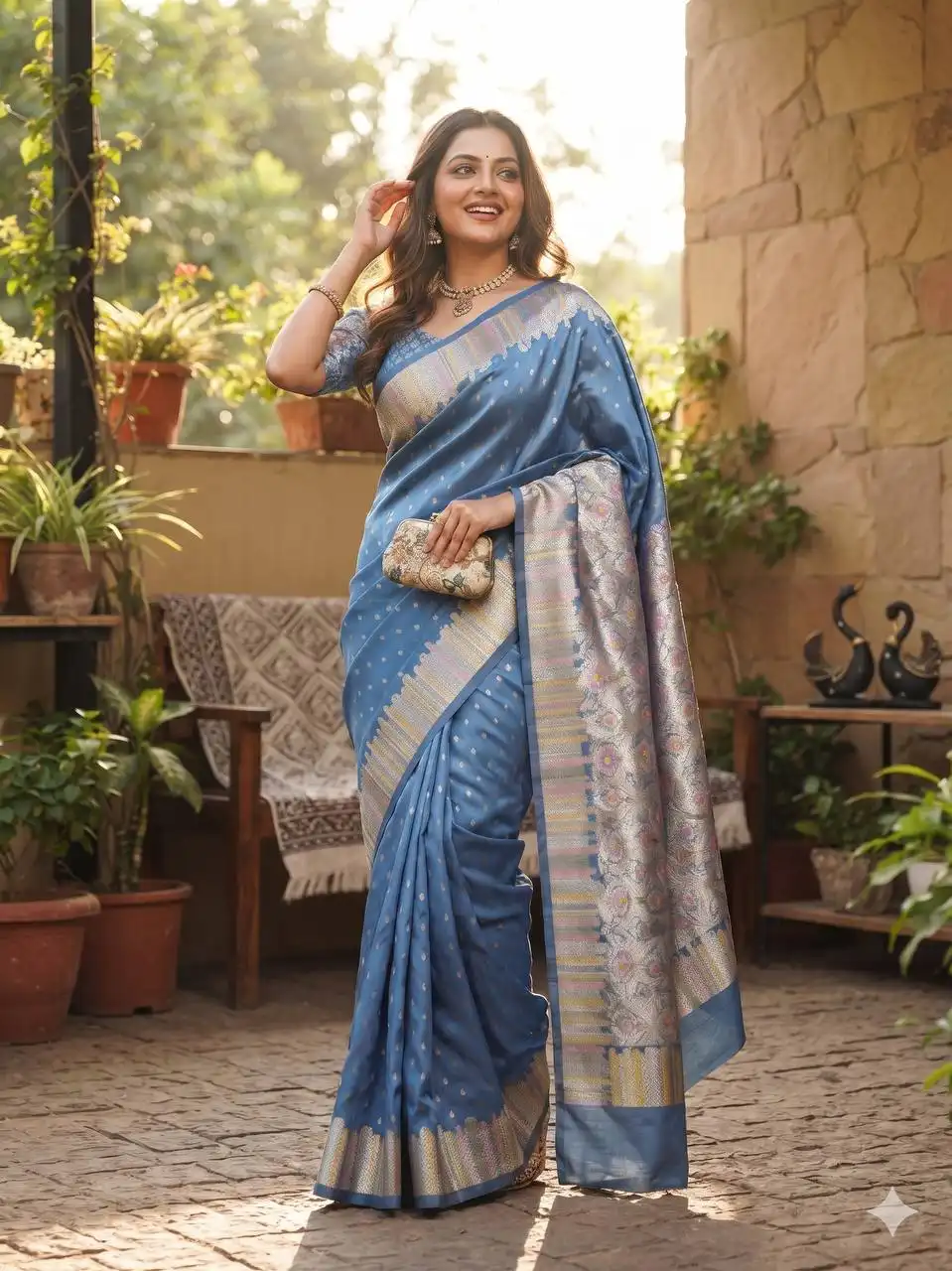 Laxmi 1156 Kanjivaram Soft Silk With Zari Woven Saree Wholesale Supplier