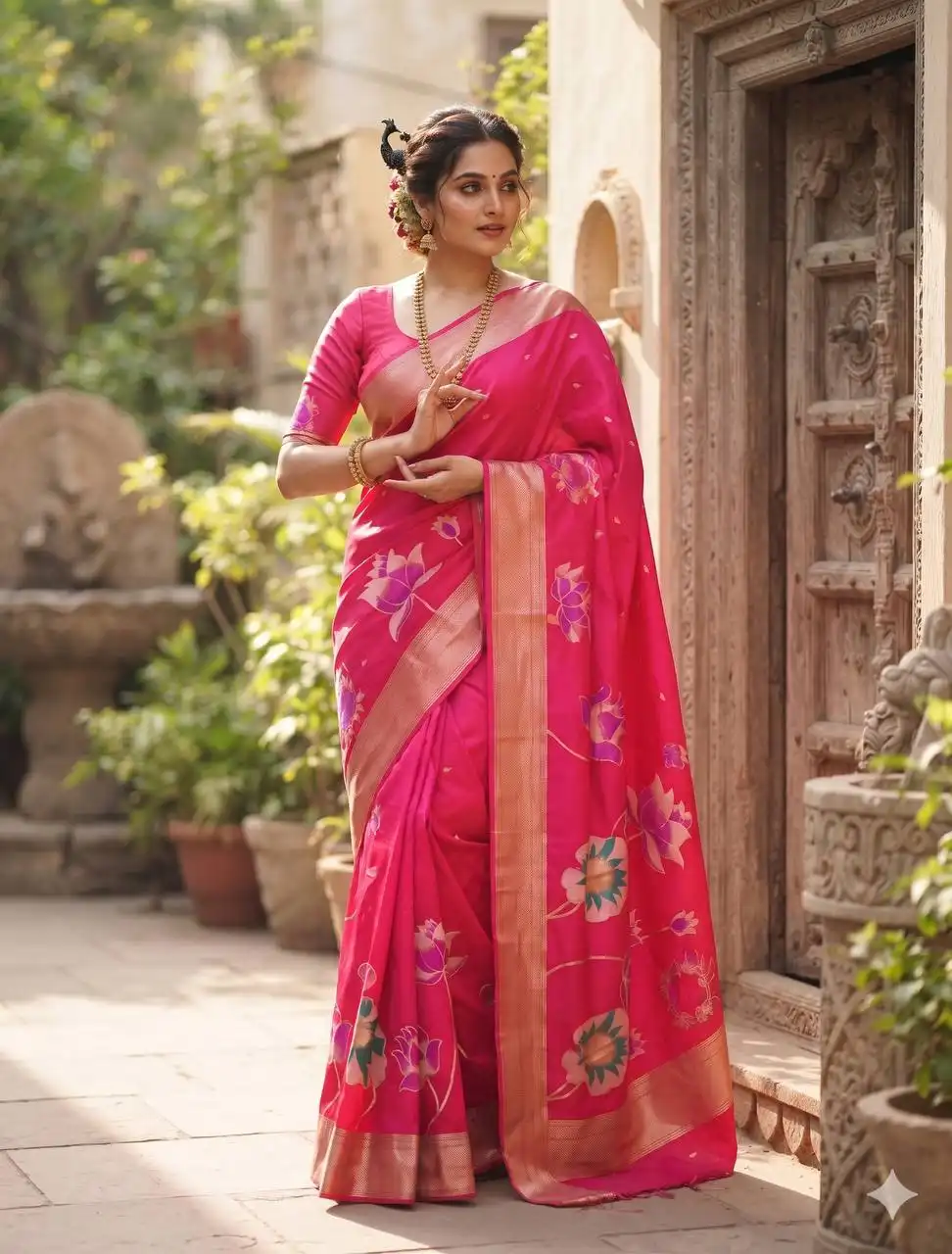 Laxmi 1157 Banarasi Tissue Silk With Zari Weaving Saree Wholesale Supplier