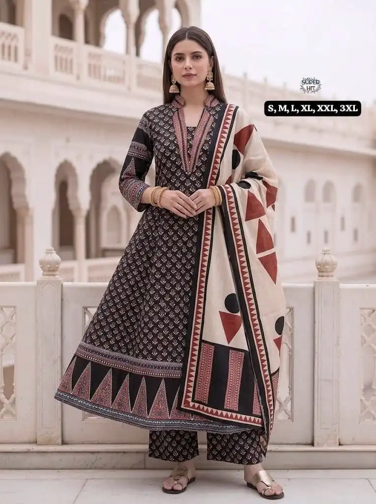 Laxmy 3022 Heavy Rayon Slab With Printed Kurti Pant Dupatta Set Wholesale Online Surat