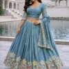 Juhi 2710 Pure Simmer Tissue Silk With Heavy Handwork and Beats Work Lehenga Choli Wholesale Surat