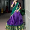 WMN 2044 Poly Cotton Chex With Rich Zari Weaving Work Lehenga Choli Wholesale Supplier